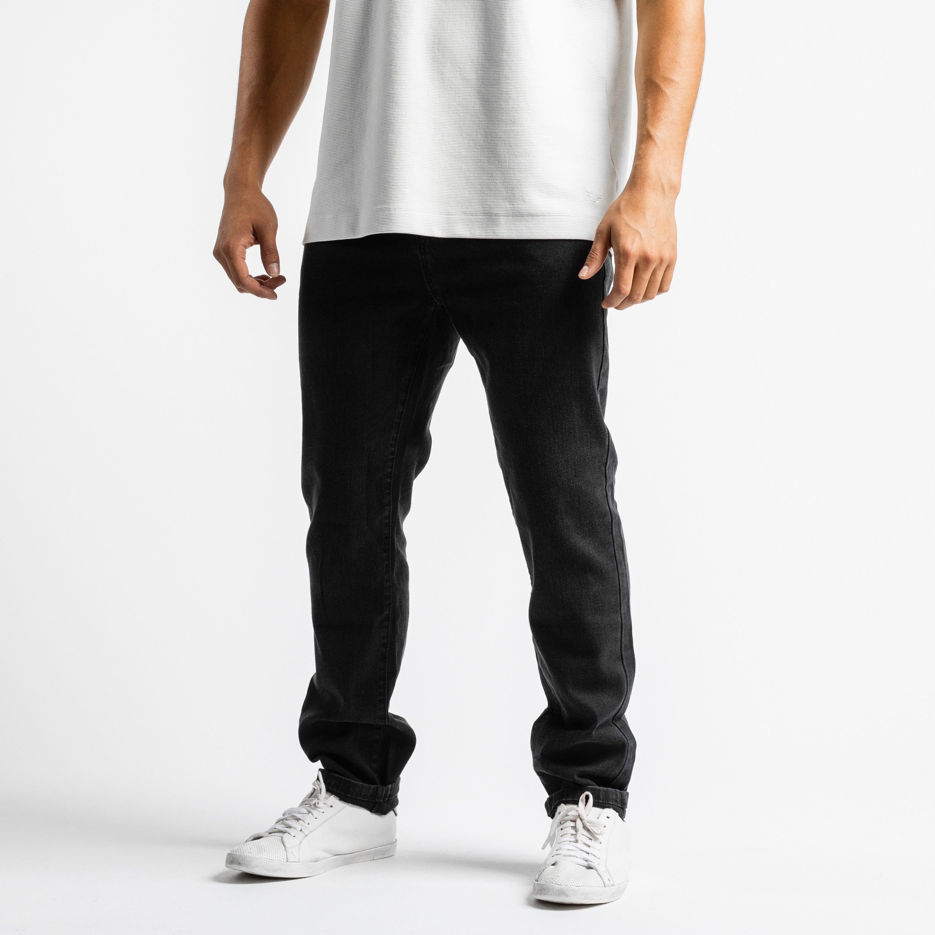 1 piece denim pant jeans black main image 0