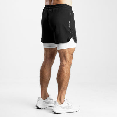 Elite Hybrid Shorts - Black/White