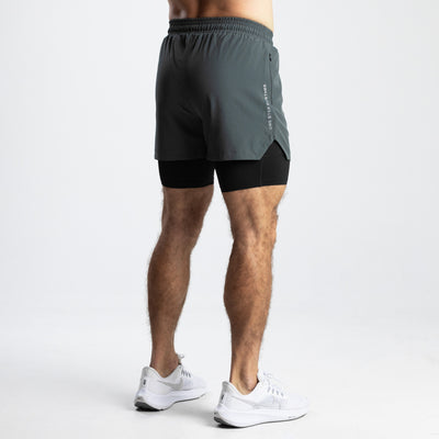 Elite Hybrid Shorts - Olive