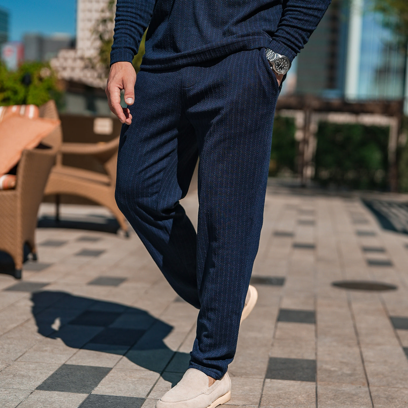 Monaco Pants - Navy