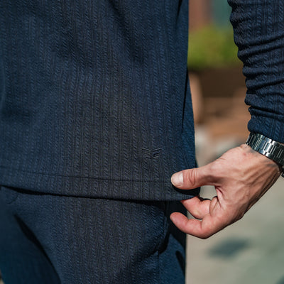 Monaco Longsleeve Polo - Navy