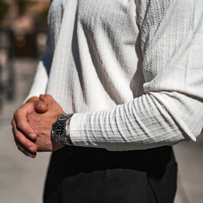 Monaco Longsleeve Polo - Cream