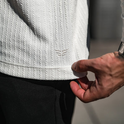 Monaco Longsleeve Polo - Cream