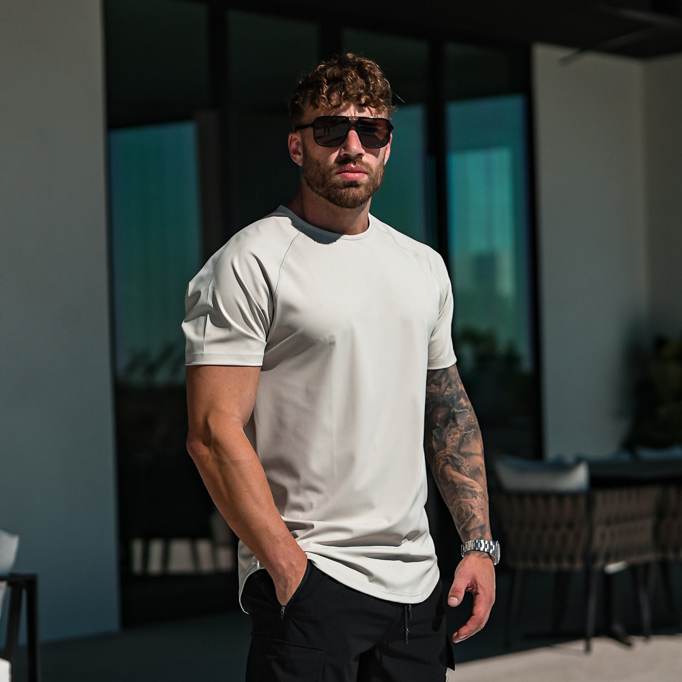 Performance Tee - Cream