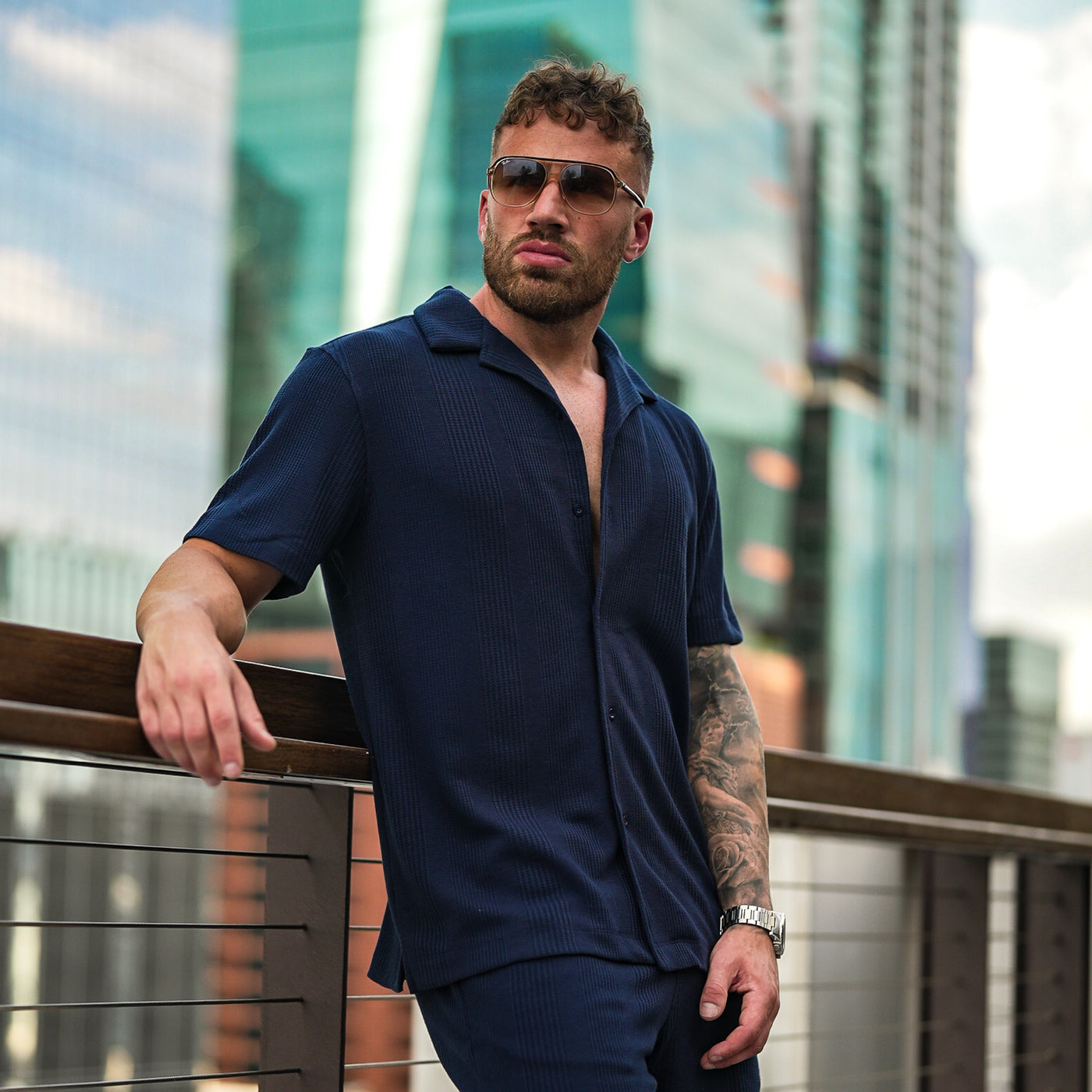 Marbella Shirt - Navy