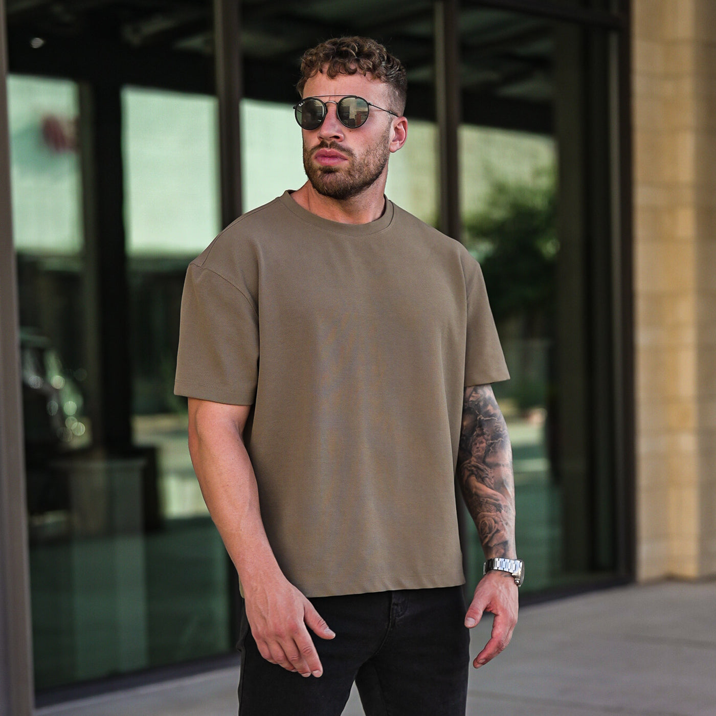 Shadow Tee - Olive