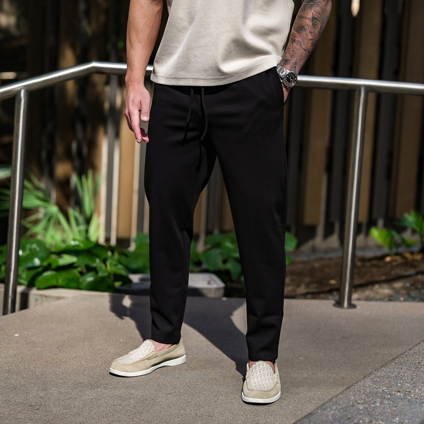 Casual Chinos - Black