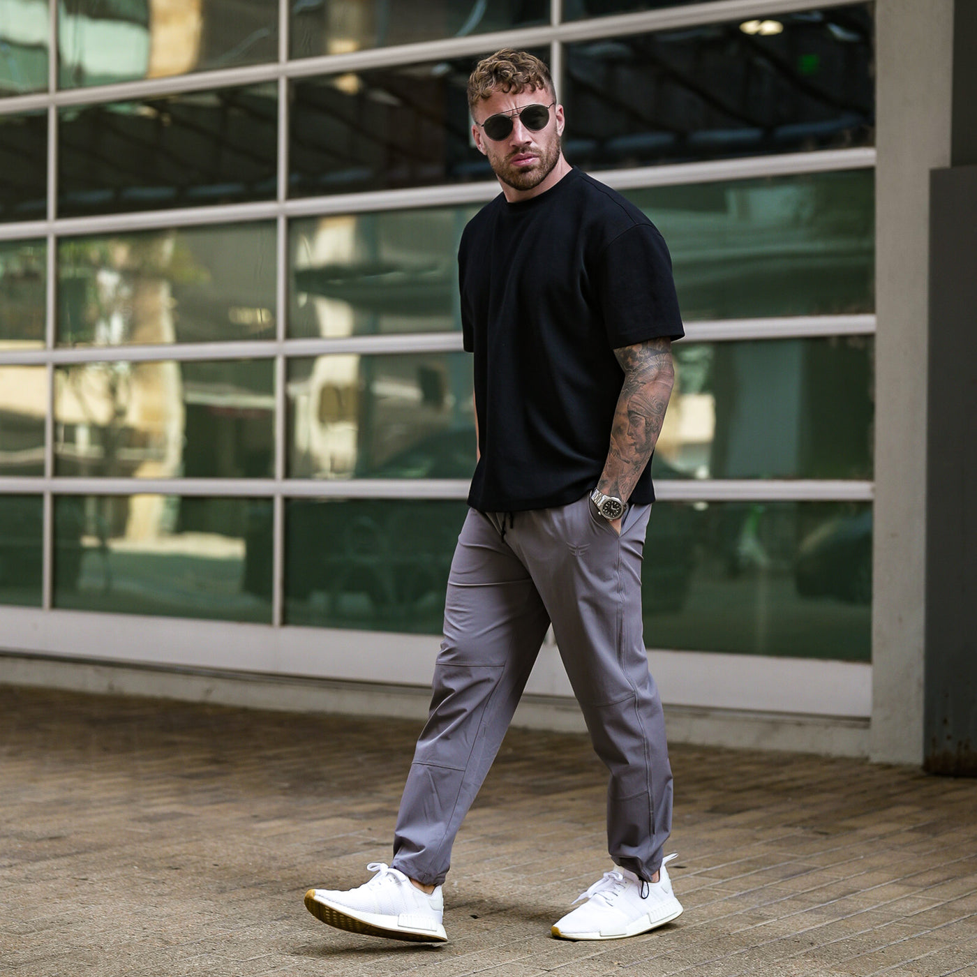 Lux Joggers - Light Grey