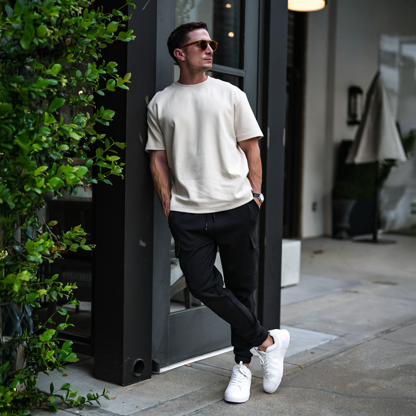 Shadow Tee - Cream