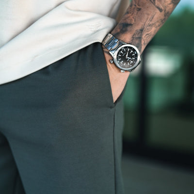 Casual Chinos - Forged Green