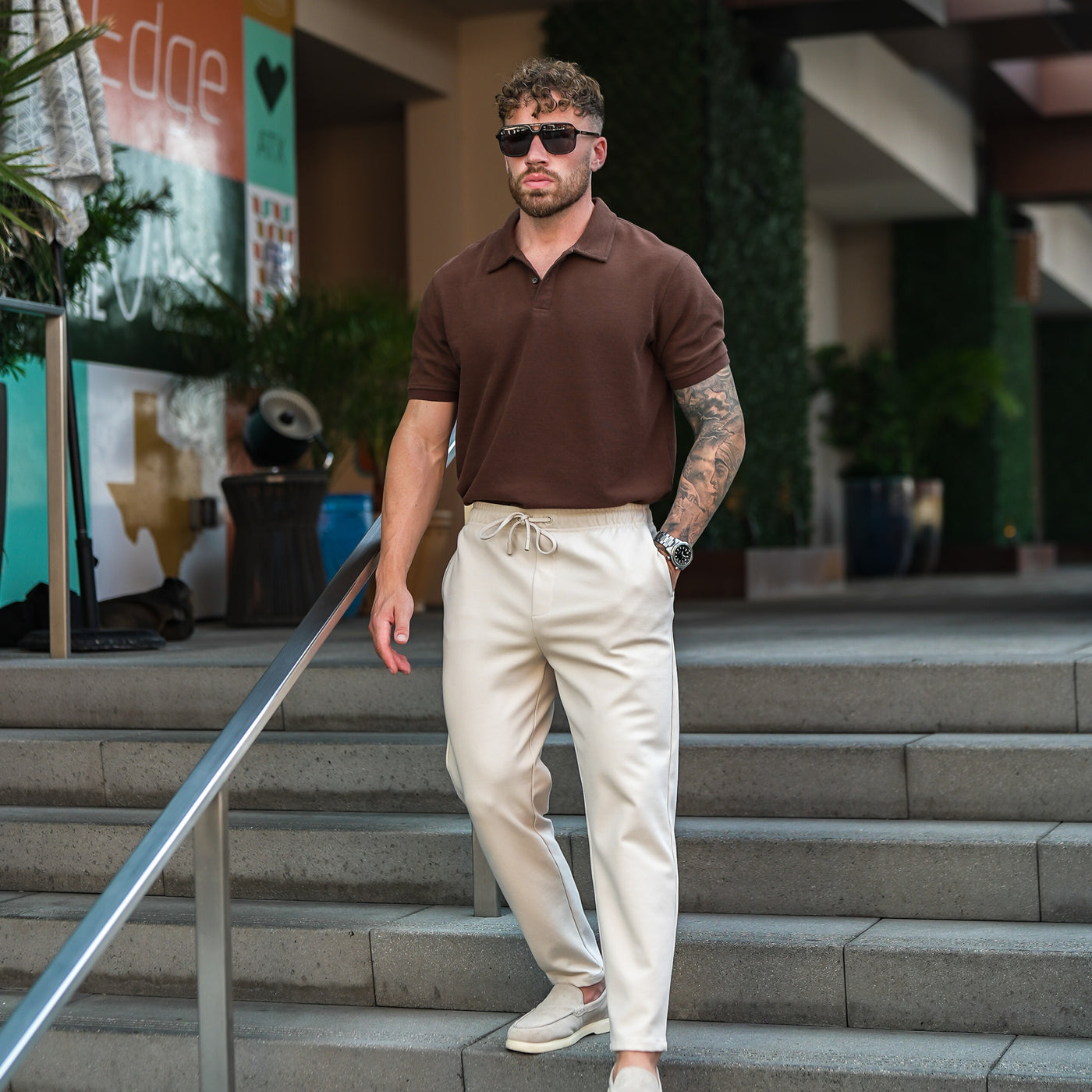 Casual Chinos - Cream