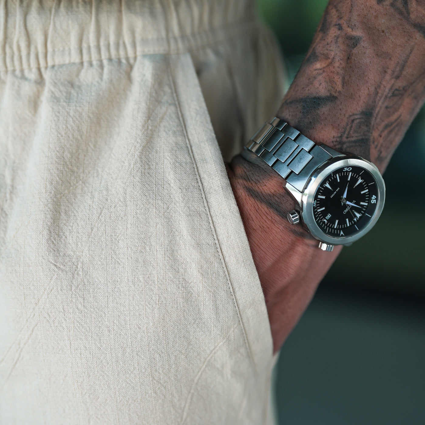 Premium Linen Pants - Cream
