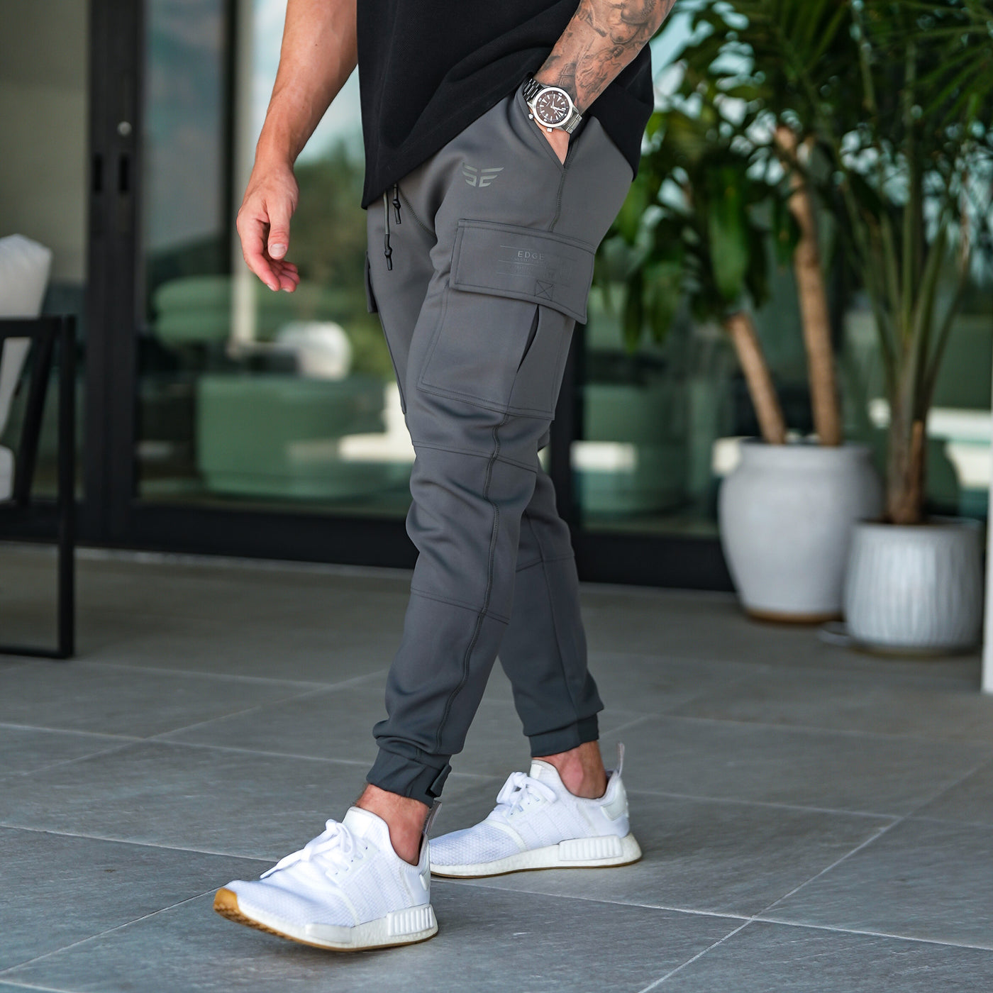 Tech Joggers - Forged Green