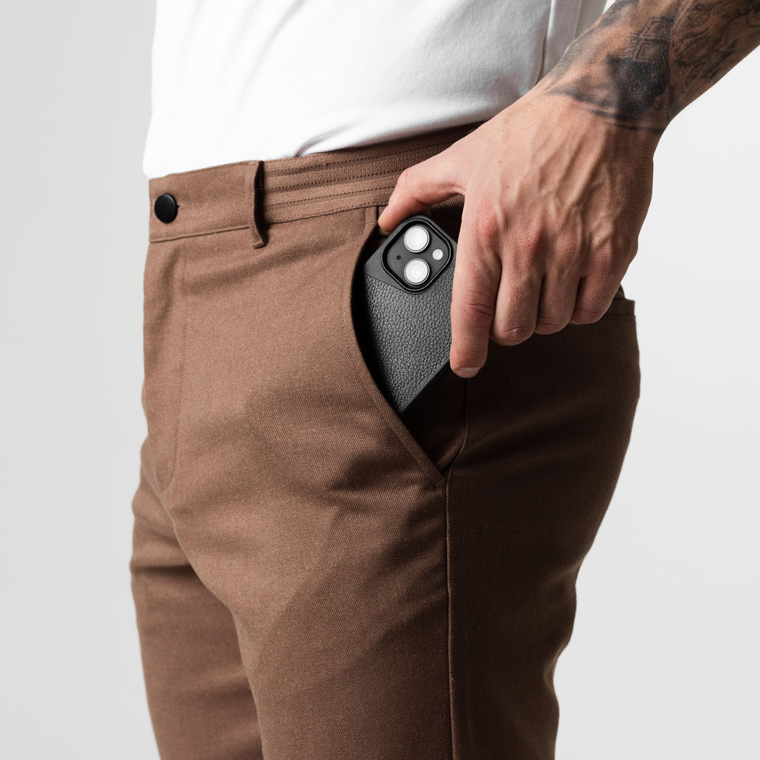 Active Chinos V2 - Brown – Edge Lifestyle