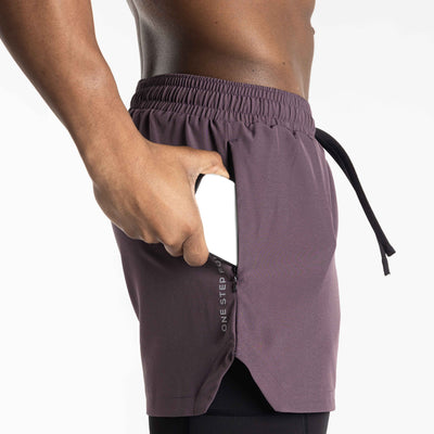 Elite Hybrid Shorts - Wine