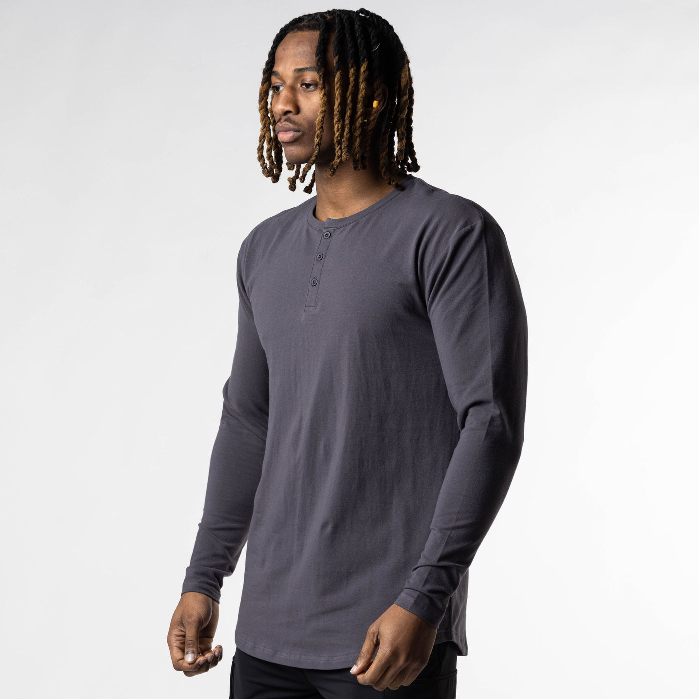 Premium Henley V2 - Grey