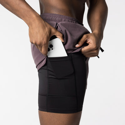 Elite Hybrid Shorts - Wine