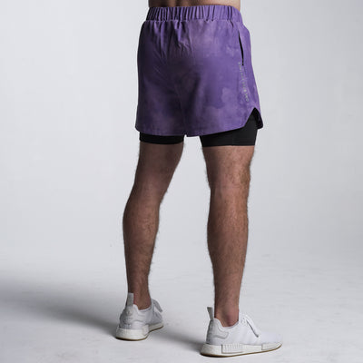 Elite Hybrid Shorts - Purple Haze