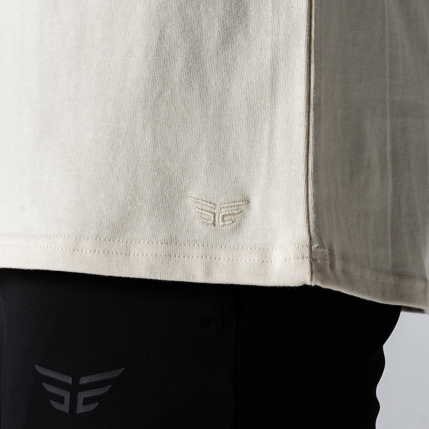 Script Tee - Ivory