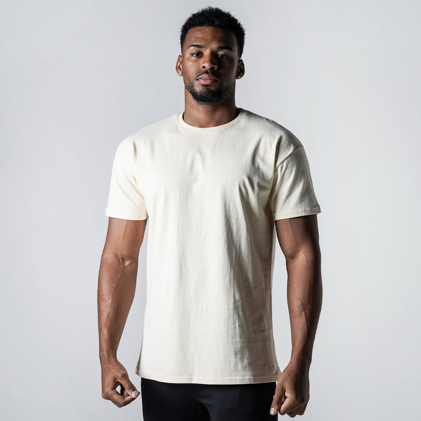 Script Tee - Ivory