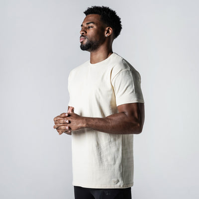 Script Tee - Ivory